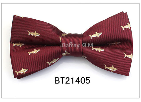 Formal Business Suit Bow Ties For Men Polyester Animal Cravats Fashion Adjustable Bowtie for Wedding Party Groom Butterfly