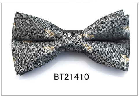 Formal Business Suit Bow Ties For Men Polyester Animal Cravats Fashion Adjustable Bowtie for Wedding Party Groom Butterfly