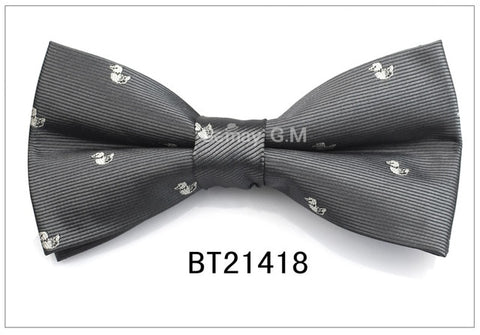 Formal Business Suit Bow Ties For Men Polyester Animal Cravats Fashion Adjustable Bowtie for Wedding Party Groom Butterfly