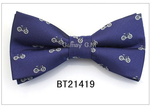 Formal Business Suit Bow Ties For Men Polyester Animal Cravats Fashion Adjustable Bowtie for Wedding Party Groom Butterfly