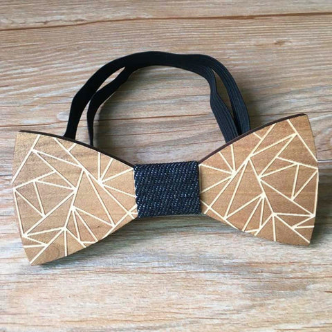 Fashion Original Wooden Bow Tiet Gentleman Groom wooden necktie Butterfly Wedding Party Bow Ties Butterfly Wooden Tie For Man