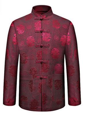 Tang suit men 's chinese style men' s clothing big size men 's printing suits jackets stand collar chinese tunic suit casual