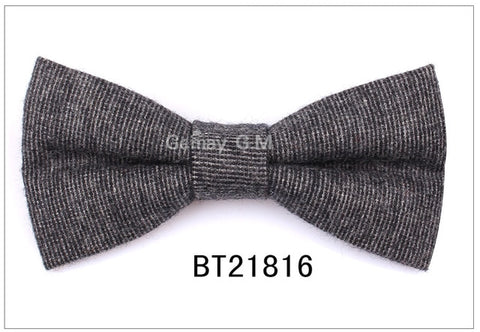 New Wool Bow Ties For Men Cravats Fashion Adjustable Woolen Bowtie for Wedding Party Groom Butterfly Adult Plaid Bowties