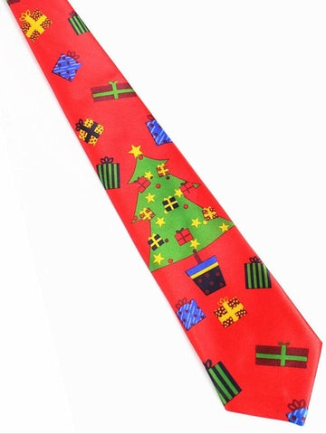 GUSLESON 2017 New Design Christmas Tie 9.5cm Style Men's Fashion Neckties Helloween Festival Tie Soft Designer Character Necktie