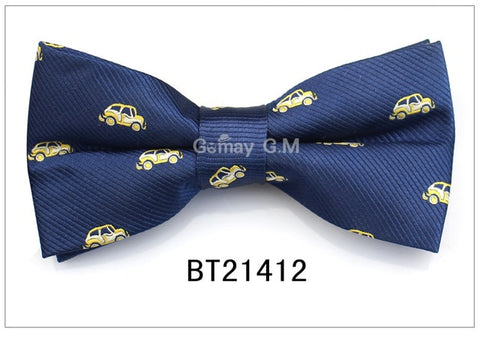 Formal Business Suit Bow Ties For Men Polyester Animal Cravats Fashion Adjustable Bowtie for Wedding Party Groom Butterfly