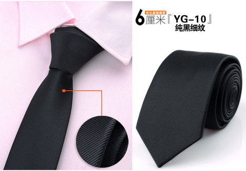 6cm ties for men skinny tie Wedding dress necktie fashion plaid cravate business gravatas para homens slim shirt accessories lot