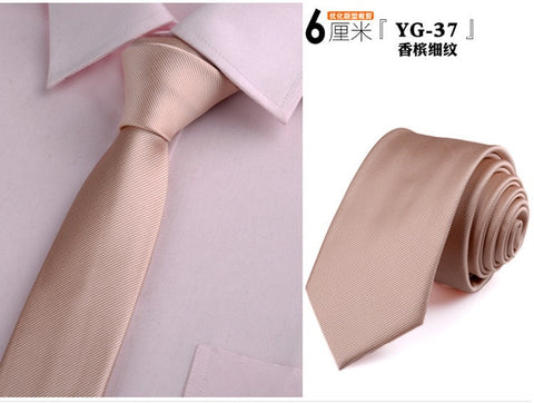 6cm ties for men skinny tie Wedding dress necktie fashion plaid cravate business gravatas para homens slim shirt accessories lot