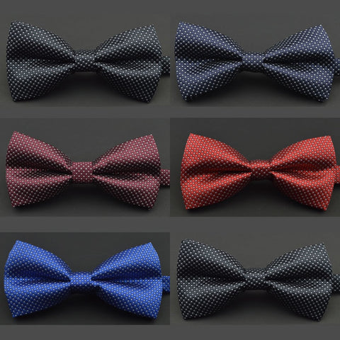 New fashion tuxedo bow tie men red and black tartan groom marry groomsmen wedding party colorful striped butterfly cravats mens