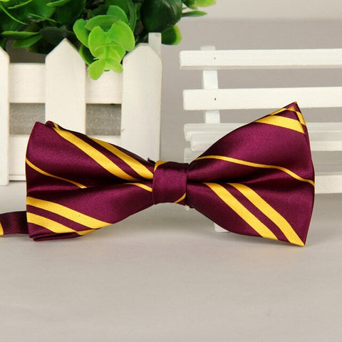 39 Color Adjustable Men's Bowtie Polyester Cartoon Man Floral Dot Bows Tie Wedding Celebration Party Butterfly Birthday Necktie