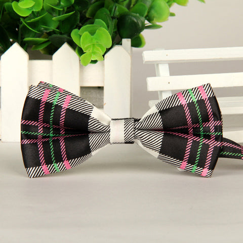 39 Color Adjustable Men's Bowtie Polyester Cartoon Man Floral Dot Bows Tie Wedding Celebration Party Butterfly Birthday Necktie