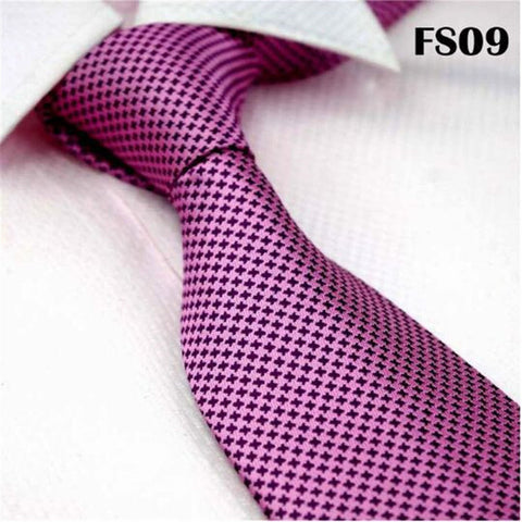 SCST Brand Cravate 2019 New Corbatas Wedding Necktie 8cm Slim Neckties White Dot Print Grey Silk Ties For Men Tie Gravata CR044