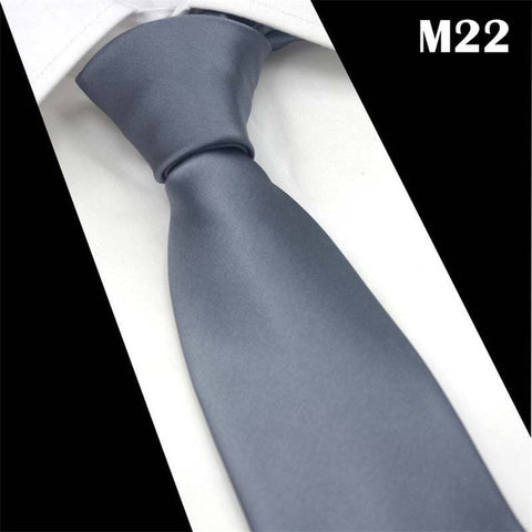 SCST Brand Cravate 2019 New Corbatas Wedding Necktie 8cm Slim Neckties White Dot Print Grey Silk Ties For Men Tie Gravata CR044