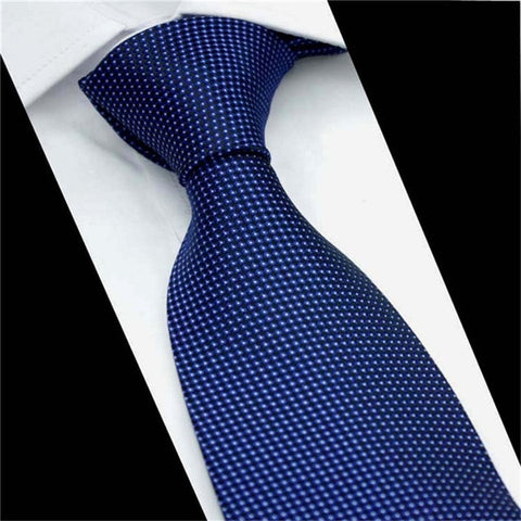 SCST Brand Cravate 2019 New Corbatas Wedding Necktie 8cm Slim Neckties White Dot Print Grey Silk Ties For Men Tie Gravata CR044