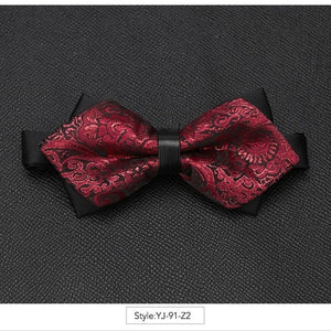 Men Bowtie Newest Butterfly Knot Mens Accessories Luxurious Bow Tie Black Cravat Formal Commercial Suit Wedding Ceremony Ties